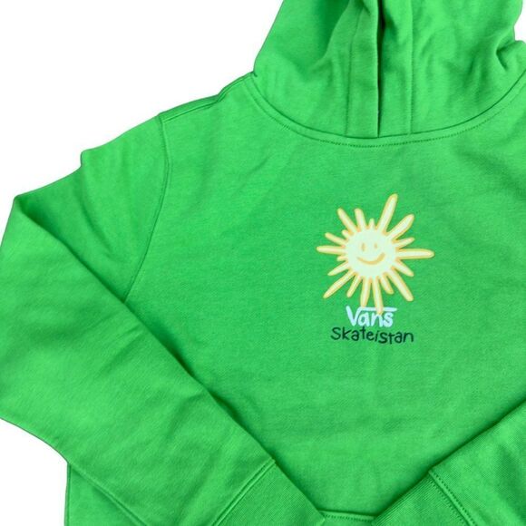 Vans X Skateistan Kids Pullover Hoodie Green Sample Youth Medium (M) - Picture 10 of 11
